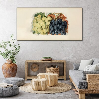 Obraz na Płótnie owoce winogrona liście
