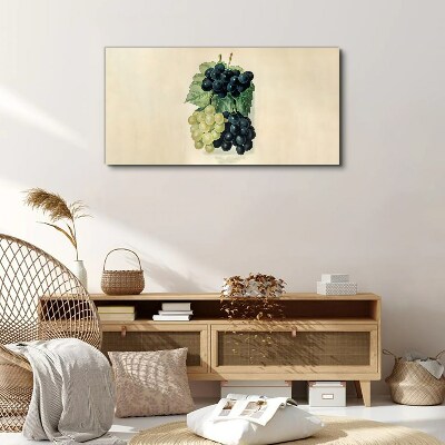 Obraz Canvas owoce winogrona liście