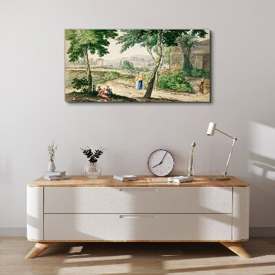 Obraz Canvas Scena z życia w starożytności