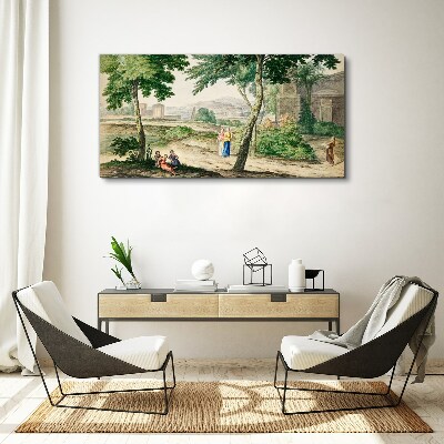 Obraz Canvas Scena z życia w starożytności