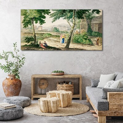 Obraz Canvas Scena z życia w starożytności