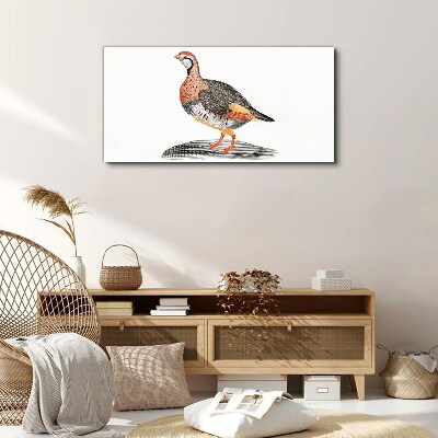 Obraz Canvas Ptasia elegancja w pastelowych barwach