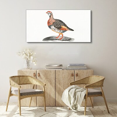 Obraz Canvas Ptasia elegancja w pastelowych barwach