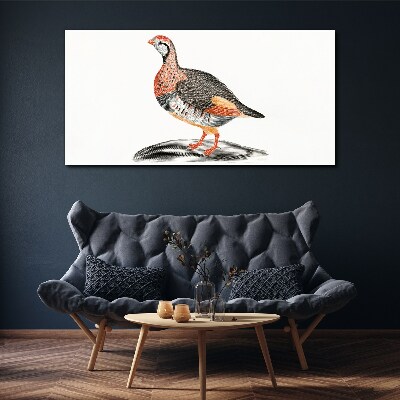 Obraz Canvas Ptasia elegancja w pastelowych barwach