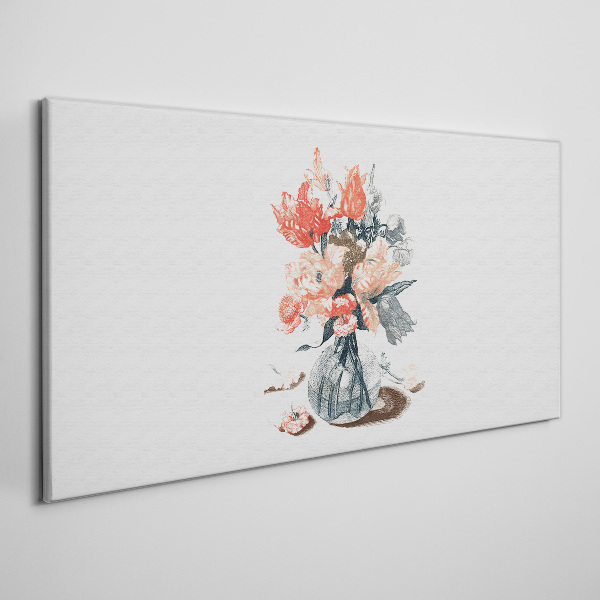 Obraz Canvas Kwiatowy bukiet w wazonie