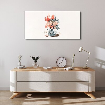 Obraz Canvas Kwiatowy bukiet w wazonie