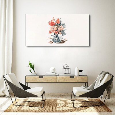 Obraz Canvas Kwiatowy bukiet w wazonie