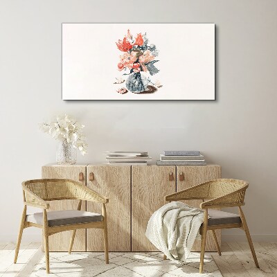 Obraz Canvas Kwiatowy bukiet w wazonie