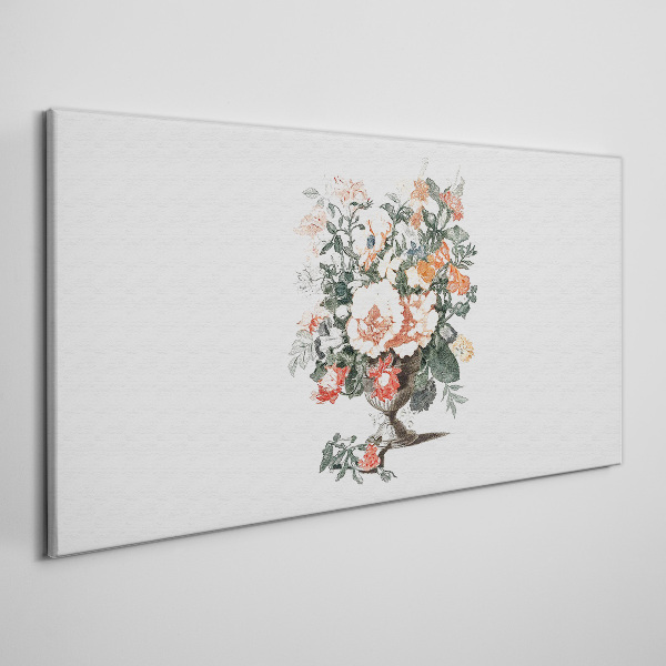 Obraz Canvas Kwiatowy bukiet w wazonie