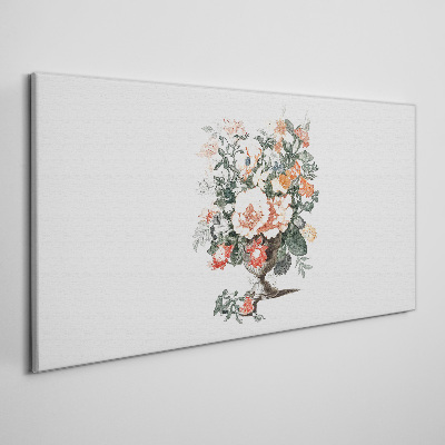Obraz Canvas Kwiatowy bukiet w wazonie