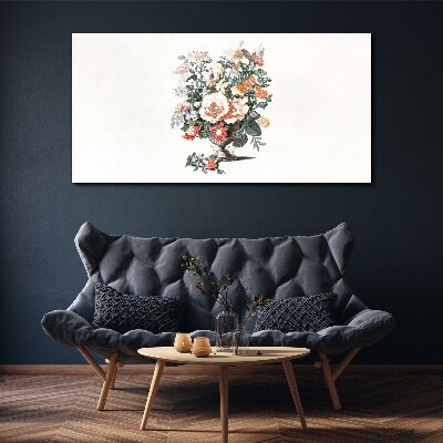 Obraz Canvas Kwiatowy bukiet w wazonie