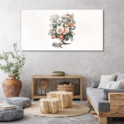 Obraz Canvas Kwiatowy bukiet w wazonie