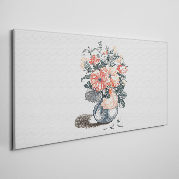 Obraz Canvas Kwiaty w wazonie