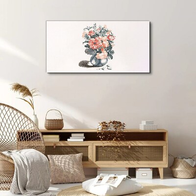 Obraz Canvas Kwiaty w wazonie