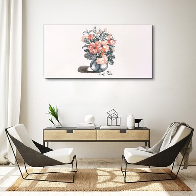 Obraz Canvas Kwiaty w wazonie