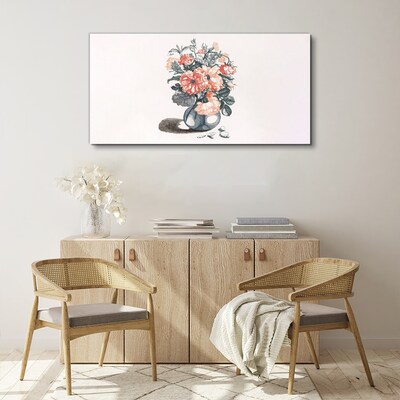 Obraz Canvas Kwiaty w wazonie