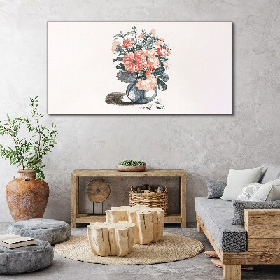 Obraz Canvas Kwiaty w wazonie