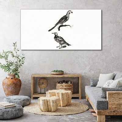 Obraz na Płótnie Rysunek Zwierzęta Ptaki