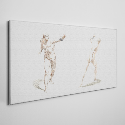 Obraz Canvas Ruch i ekspresja w akcie