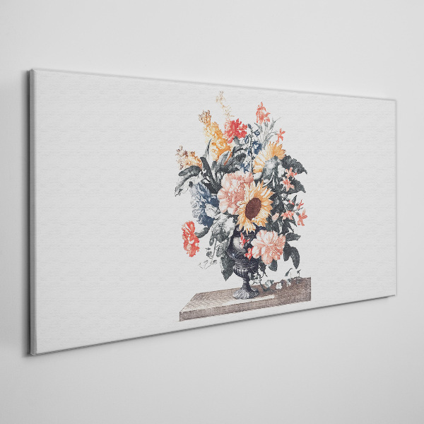 Obraz Canvas Kwiatowy bukiet w wazonie