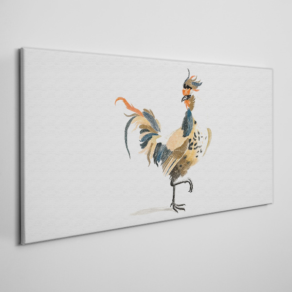Obraz Canvas Kogut w akwareli
