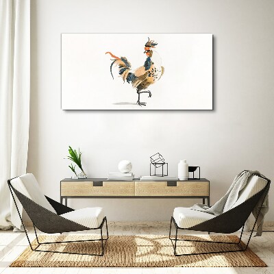 Obraz Canvas Kogut w akwareli