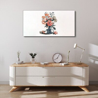 Obraz Canvas Kwiatowa kompozycja w wazonie