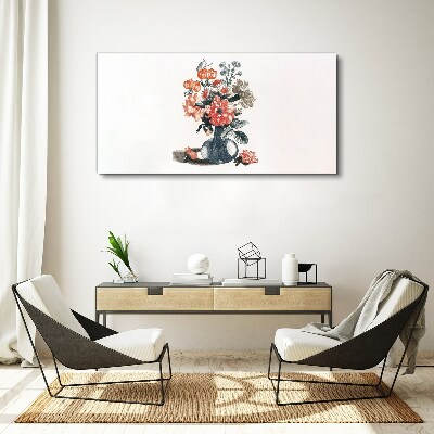 Obraz Canvas Kwiatowa kompozycja w wazonie