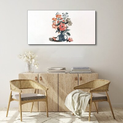 Obraz Canvas Kwiatowa kompozycja w wazonie