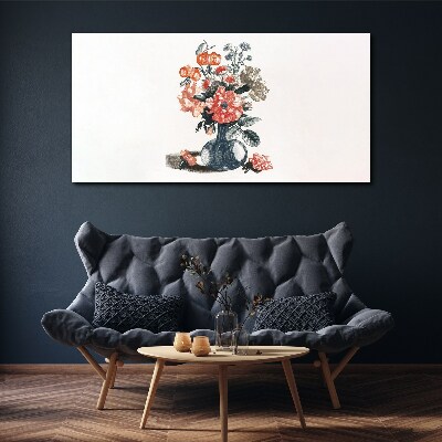 Obraz Canvas Kwiatowa kompozycja w wazonie