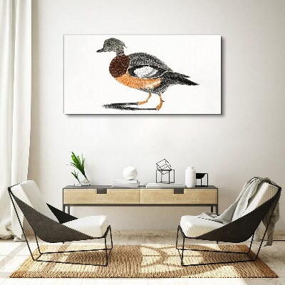 Obraz Canvas Kaczka w stylu graficznym