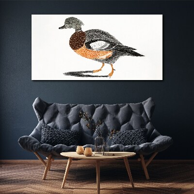 Obraz Canvas Kaczka w stylu graficznym