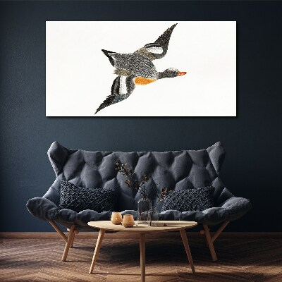 Obraz Canvas Latająca gęś w kolorach natury