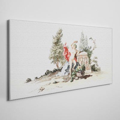 Obraz Canvas starożytność drzewa kobiety