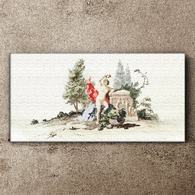Obraz Canvas Mitologiczna scena z owocami