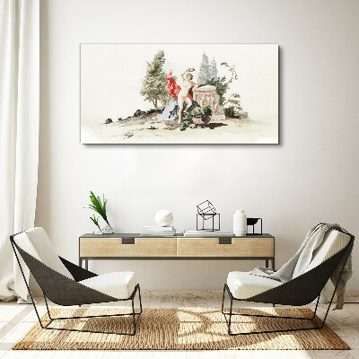 Obraz Canvas Mitologiczna scena z owocami