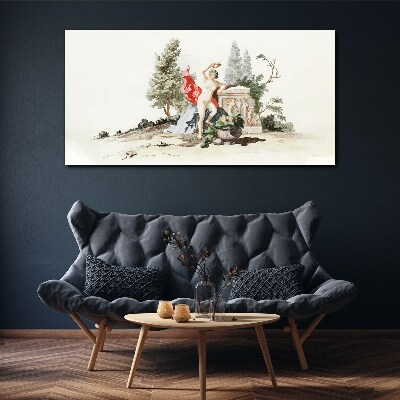 Obraz Canvas Mitologiczna scena z owocami