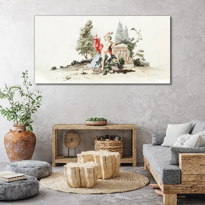 Obraz Canvas Mitologiczna scena z owocami