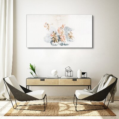 Obraz Canvas Anioły w chmurach