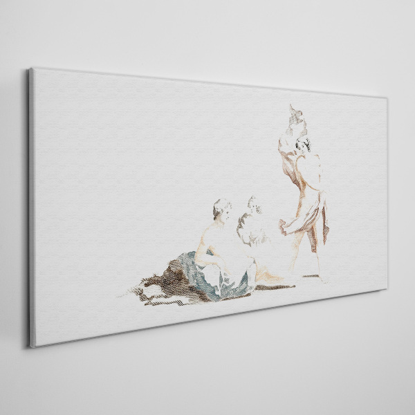 Obraz Canvas Scena z życia artystycznego