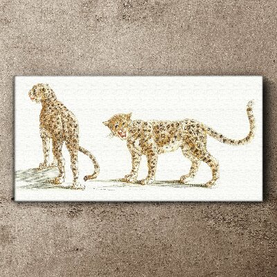 Obraz na Płótnie Leopardzi w ruchu
