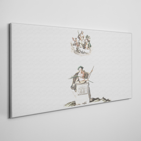 Obraz Canvas Mitologiczne inspiracje w pastelowych tonach