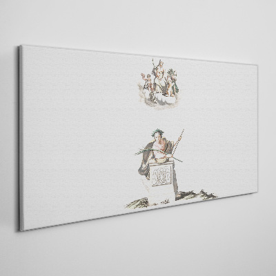 Obraz Canvas Mitologiczne inspiracje w pastelowych tonach