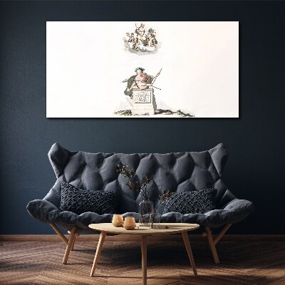 Obraz Canvas Mitologiczne inspiracje w pastelowych tonach