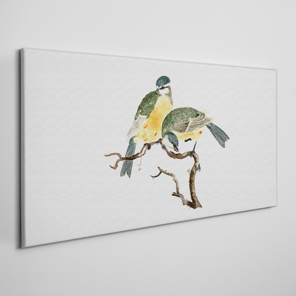 Obraz Canvas Skrzydlate przyjaźnie na gałęzi