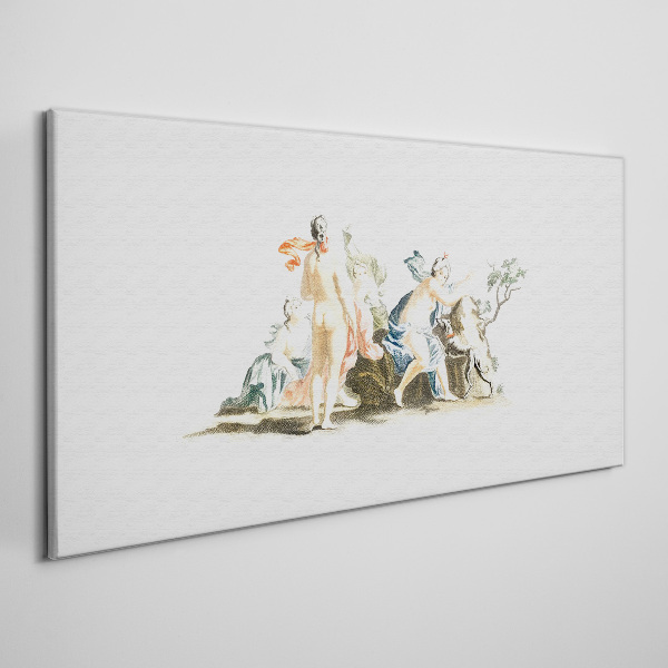 Obraz na Płótnie Scena mitologiczna w pastelowych barwach