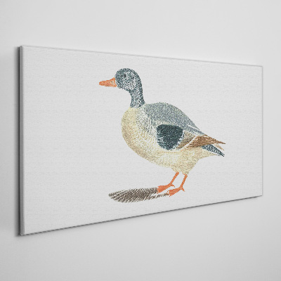 Obraz Canvas Kaczka w pastelowych odcieniach