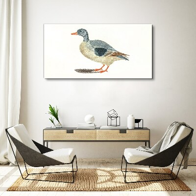 Obraz Canvas Kaczka w pastelowych odcieniach