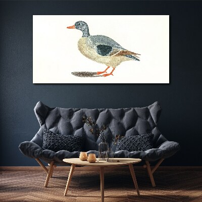 Obraz Canvas Kaczka w pastelowych odcieniach
