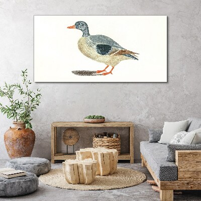 Obraz Canvas Kaczka w pastelowych odcieniach